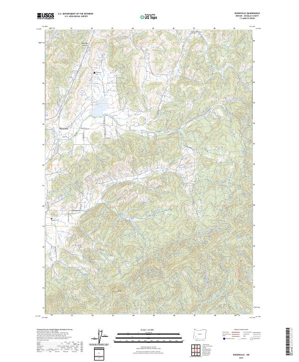 USGS Topographic Map – Dixonville