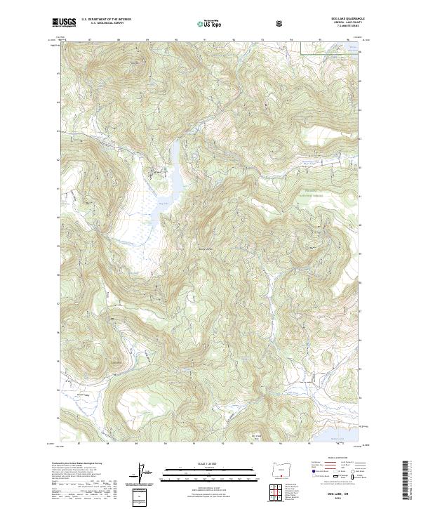 USGS Topographic Map – Dog Lake