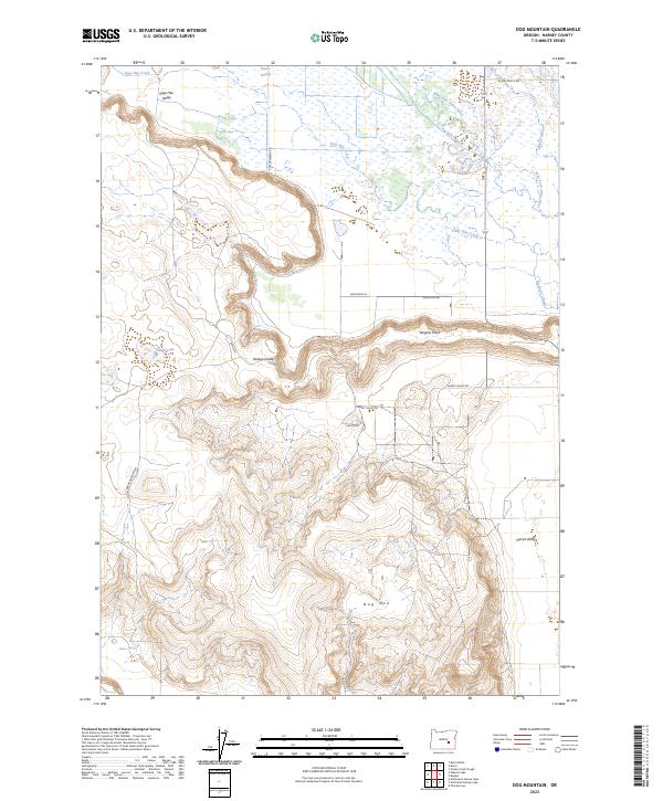 USGS Topographic Map – Dog Mountain