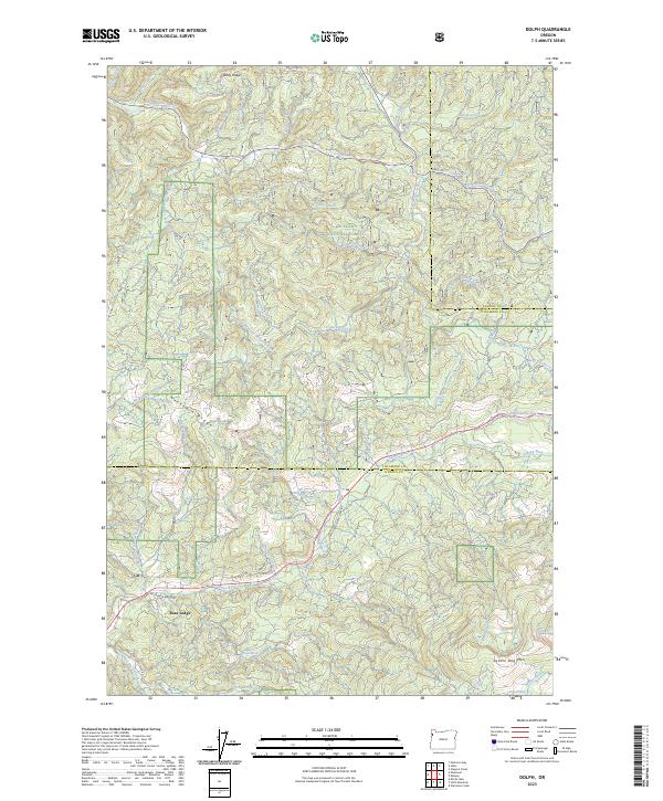 USGS Topographic Map – Dolph