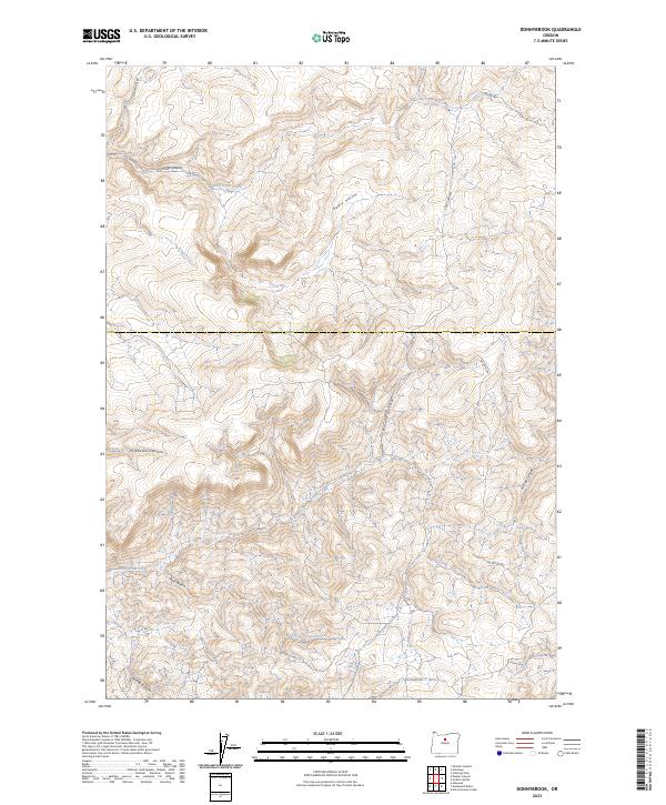 USGS Topographic Map – Donnybrook