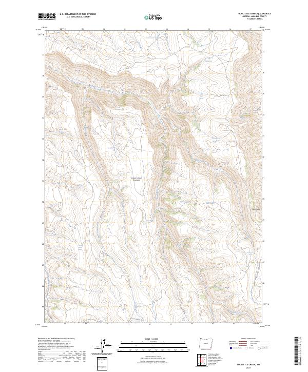 USGS Topographic Map – Doolittle Creek