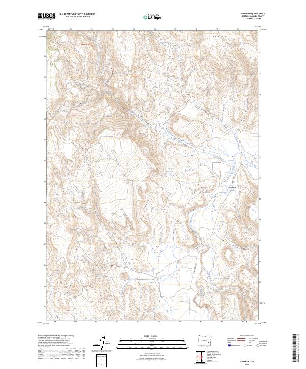 USGS Topographic Map – Dunnean