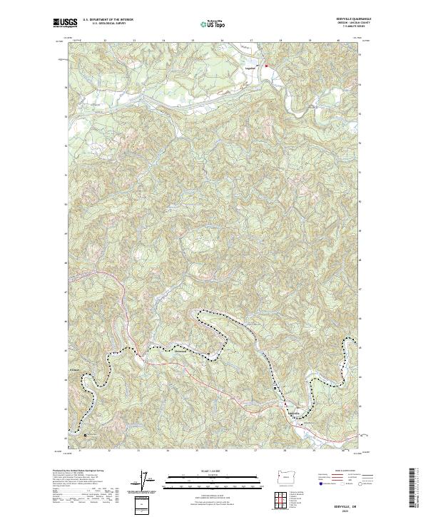 USGS Topographic Map – Eddyville