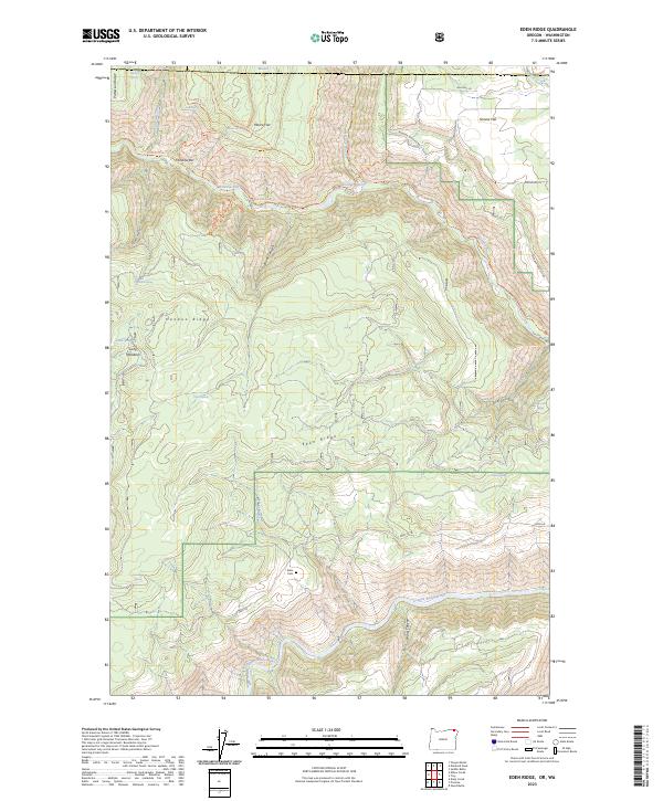 USGS Topographic Map – Eden Ridge
