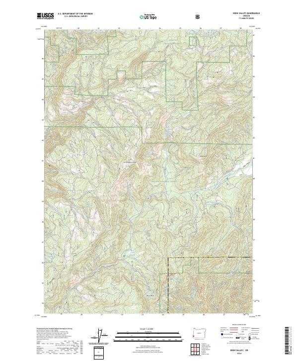 USGS Topographic Map – Eden Valley
