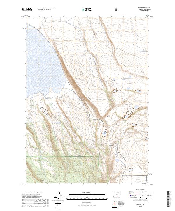 USGS Topographic Map – Egli Rim