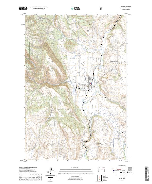 USGS Topographic Map – Elgin