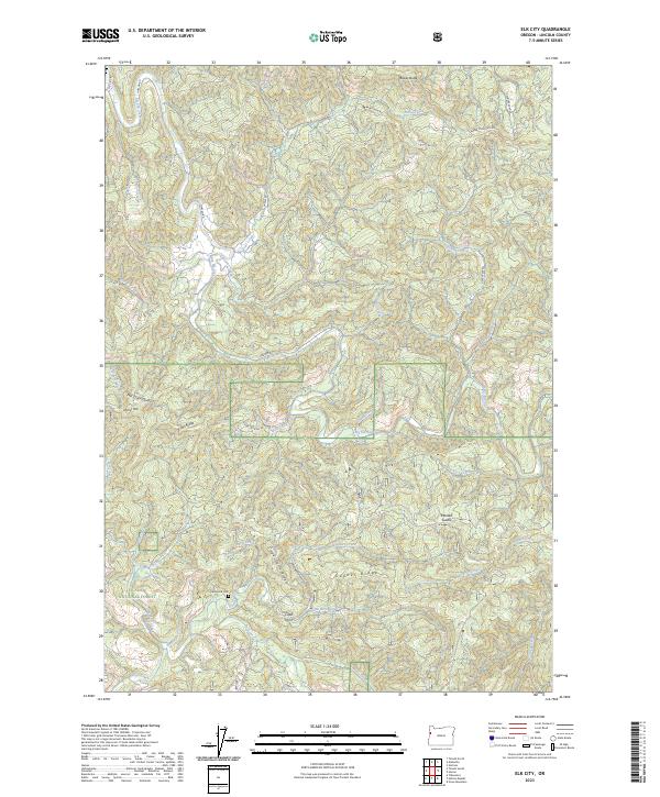 USGS Topographic Map – Elk City