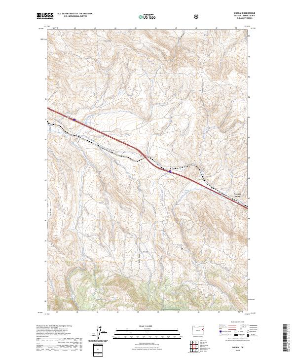 USGS Topographic Map – Encina