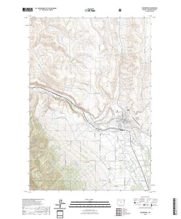 USGS Topographic Map – Enterprise