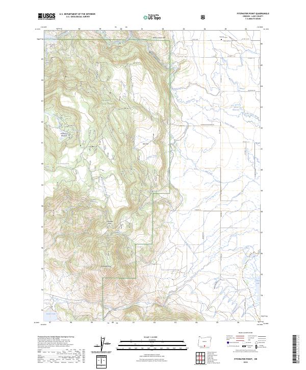 USGS Topographic Map – Fitzwater Point