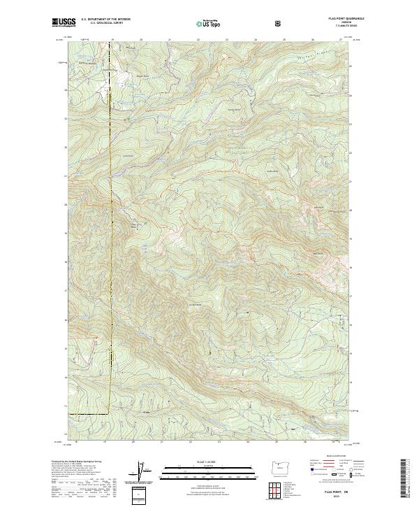 USGS Topographic Map – Flag Point