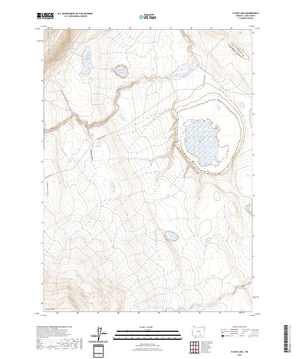 USGS Topographic Map – Flook Lake