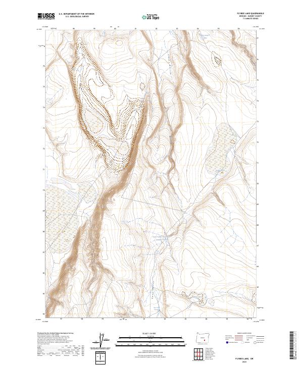USGS Topographic Map – Flybee Lake