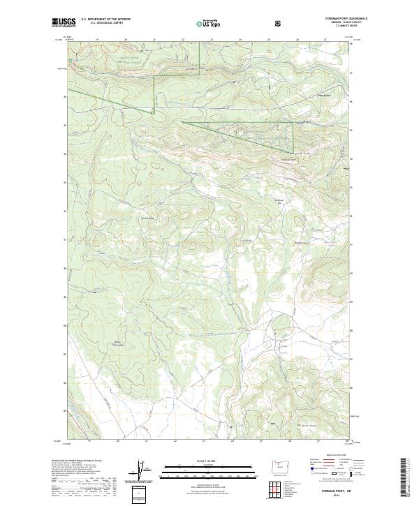 USGS Topographic Map – Foreman Point