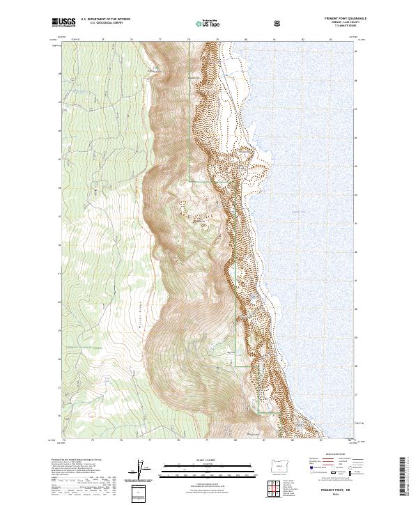 USGS Topographic Map – Fremont Point