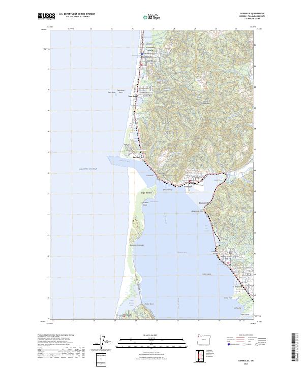 USGS Topographic Map – Garibaldi