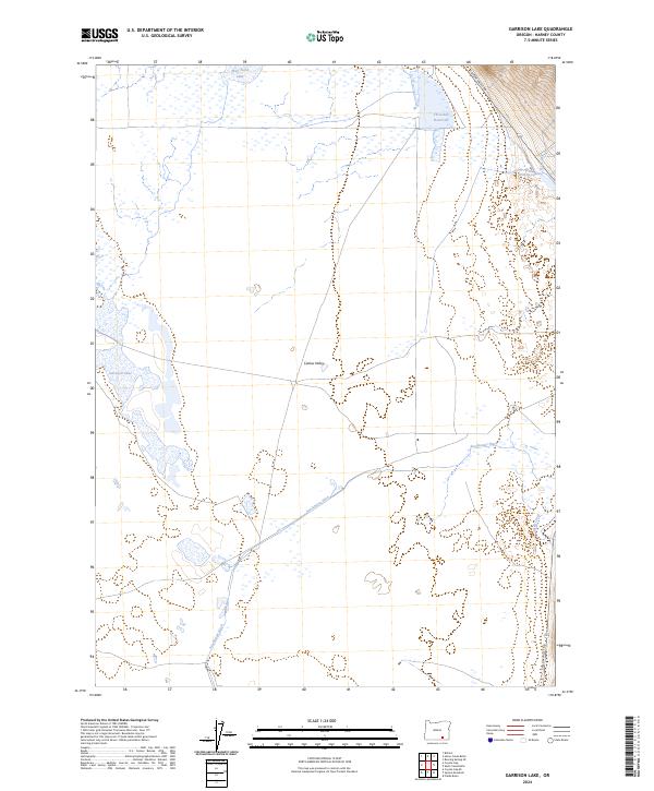 USGS Topographic Map – Garrison Lake