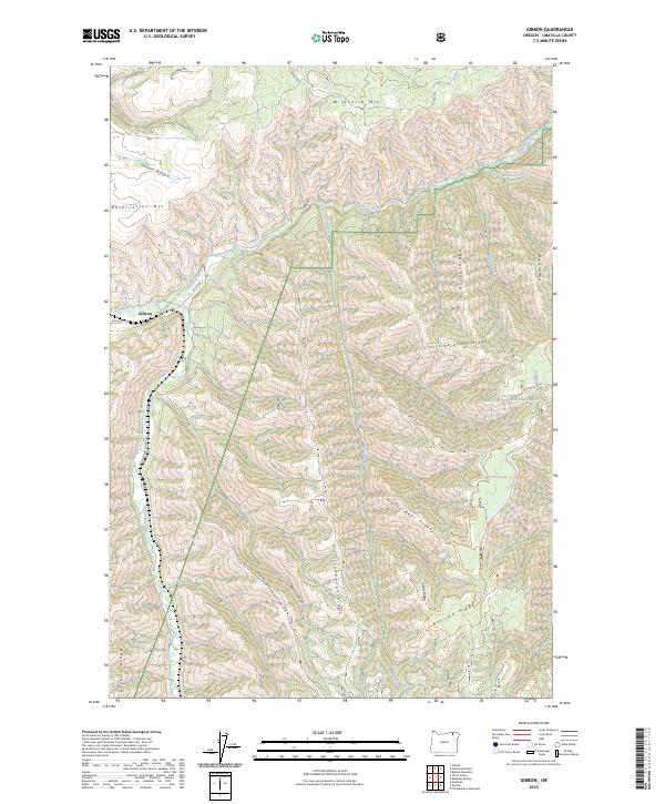 USGS Topographic Map – Gibbon