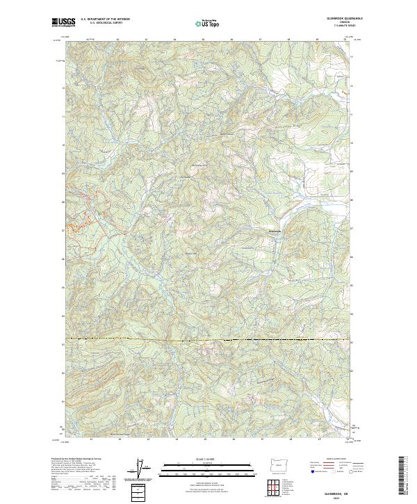 USGS Topographic Map – Glenbrook