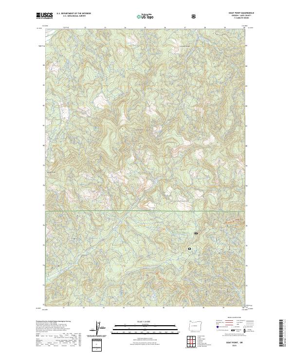 USGS Topographic Map – Goat Point