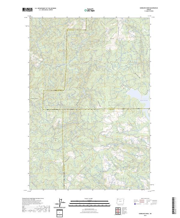 USGS Topographic Map – Gobblers Knob