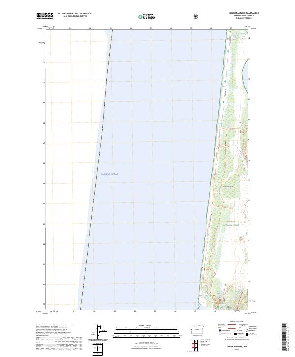 USGS Topographic Map – Goose Pasture
