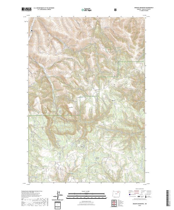 USGS Topographic Map – Granite Meadows