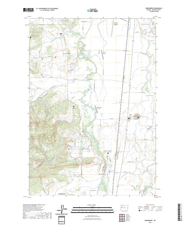USGS Topographic Map – Greenberry