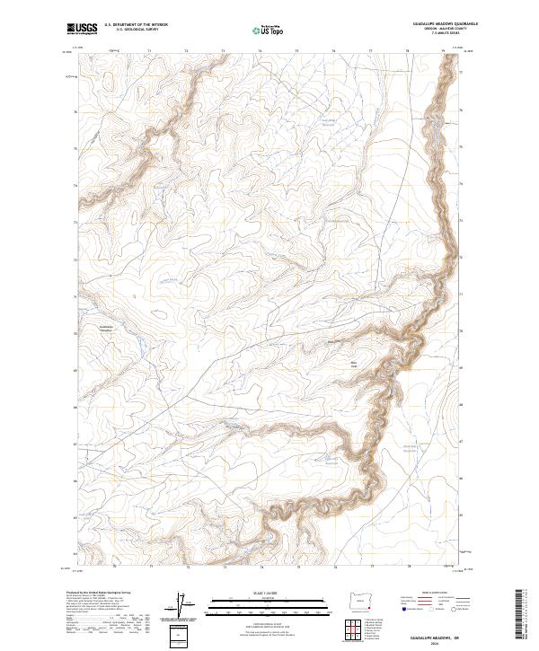 USGS Topographic Map – Guadalupe Meadows