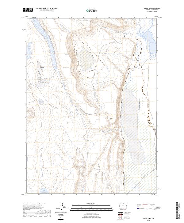 USGS Topographic Map – Guano Lake