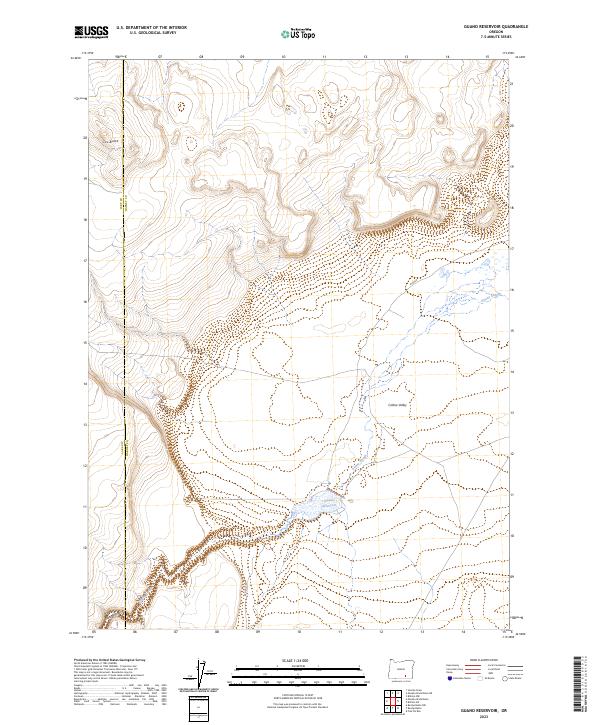 USGS Topographic Map – Guano Reservoir
