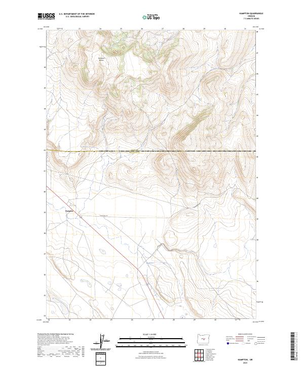 USGS Topographic Map – Hampton
