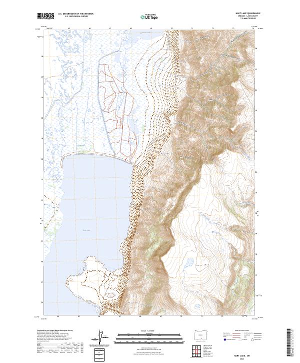 USGS Topographic Map – Hart Lake