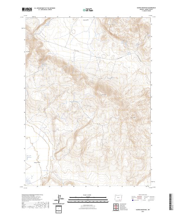 USGS Topographic Map – Hawks Mountain
