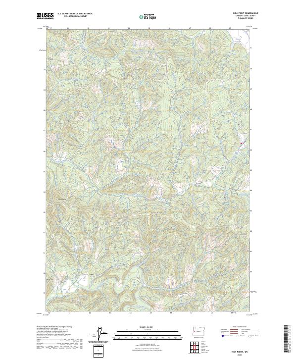 USGS Topographic Map – High Point