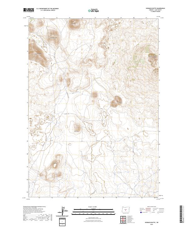 USGS Topographic Map – Hogback Butte