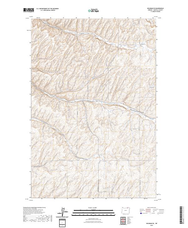 2023 Map of Holdman SE, 2023 Print