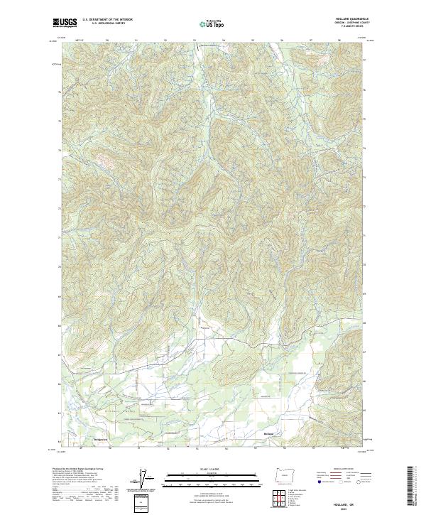 USGS Topographic Map – Holland