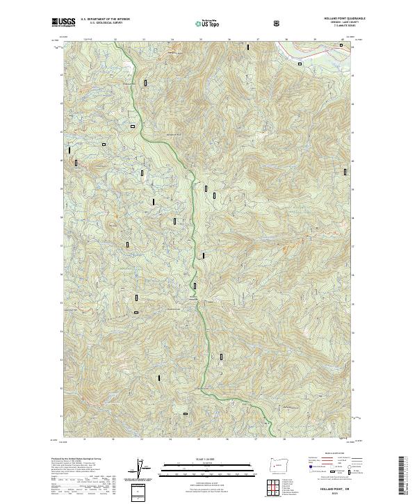 USGS Topographic Map – Holland Point