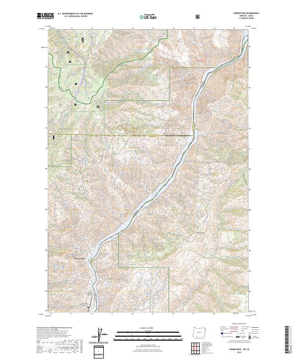 USGS Topographic Map – Homestead
