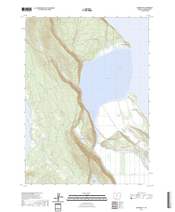 USGS Topographic Map – Howard Bay