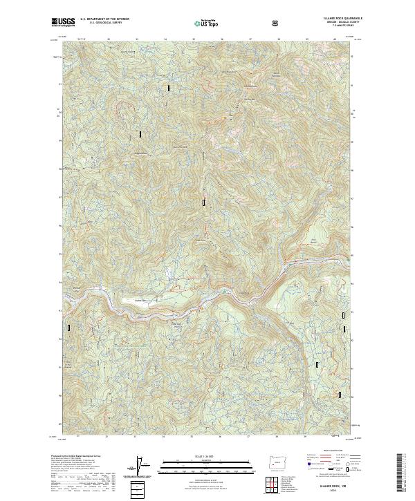 USGS Topographic Map – Illahee Rock