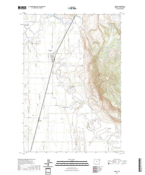 USGS Topographic Map – Imbler