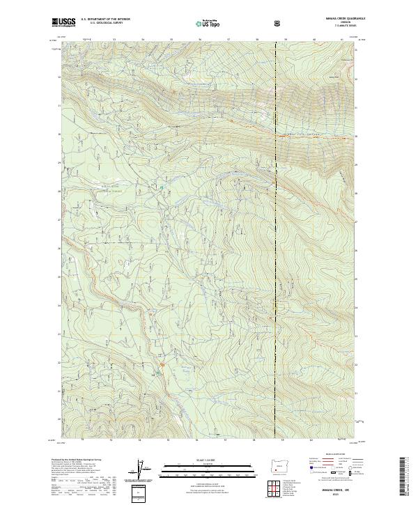 USGS Topographic Map – Imnaha Creek