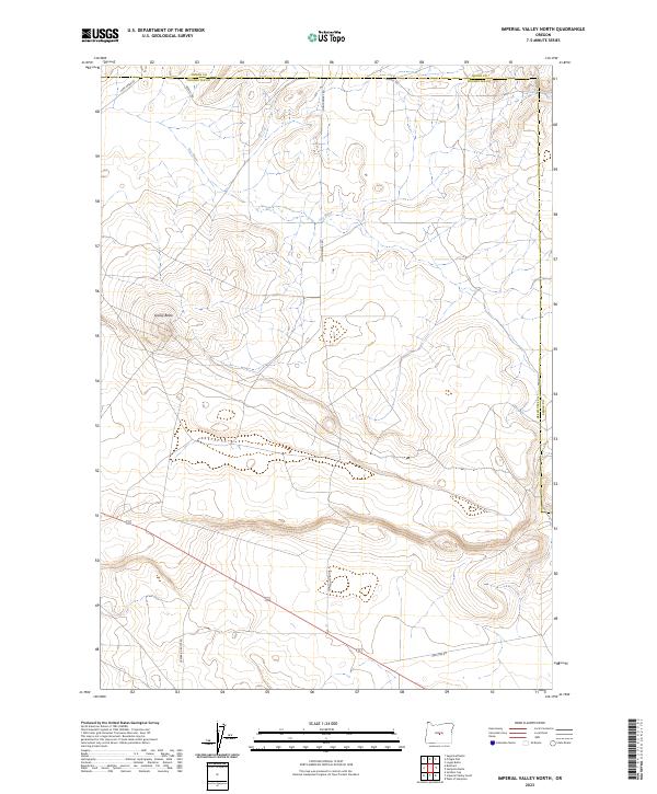 USGS Topographic Map – Imperial Valley North