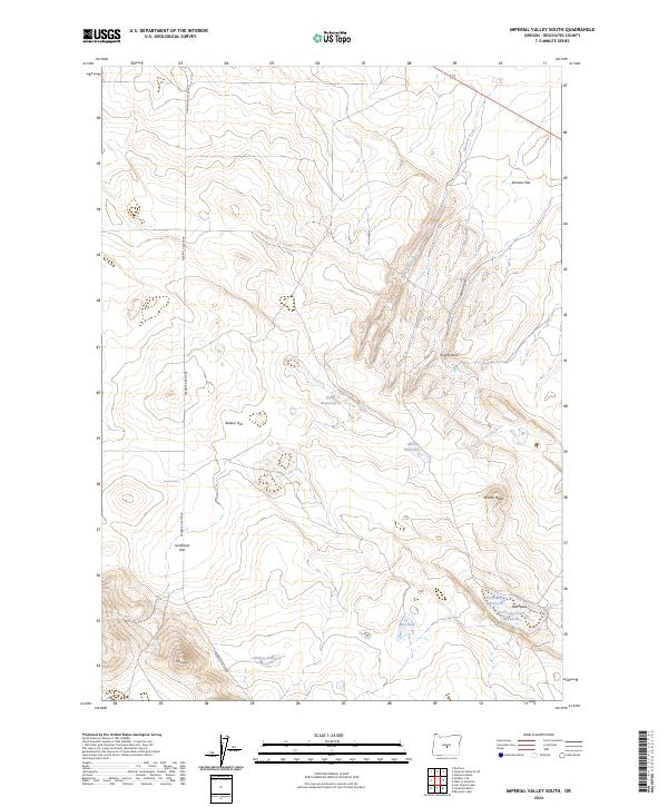 USGS Topographic Map – Imperial Valley South