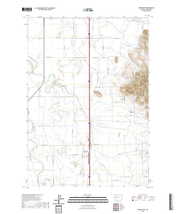 USGS Topographic Map – Indian Head
