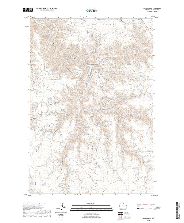 USGS Topographic Map – Indian Spring